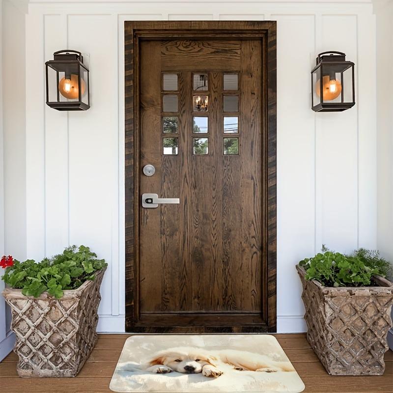 1PC Dog Pattern Kitchen Rugs Non-Slip Home Door Mats Pop Design Bathroom Rug Bath Mat Carpet for Home Sink Laundry Decor