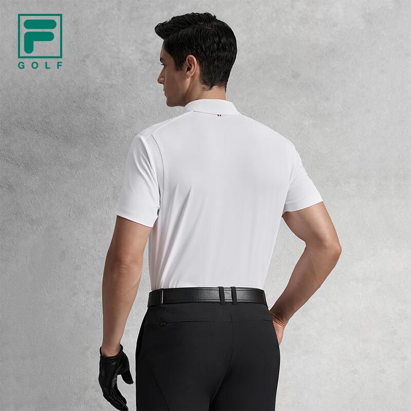 FILA Men's Knitted Short Sleeve Golf Polo Shirt