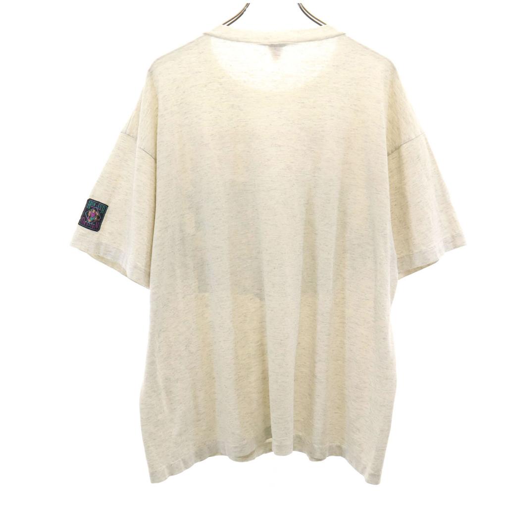 HUMEUR DESIGN 90s Made In Canada Old Message Print Short Sleeve T-shirt Men's Used