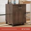 Multi-Layer Office Storage Cabinet with Lock and Drawers