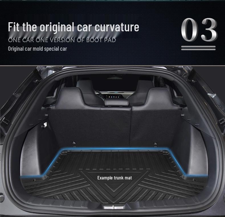 Waterproof, Eco-Friendly TPE Trunk Mat for BAIC New Energy EX360 & EU5 Zhixing - Odorless