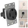 Leistungsstarke 319R 30Amp NEMA 14 30R Steckdose Industriesteckdose Vergoldete Kontakte Gewerbliche Steckdose