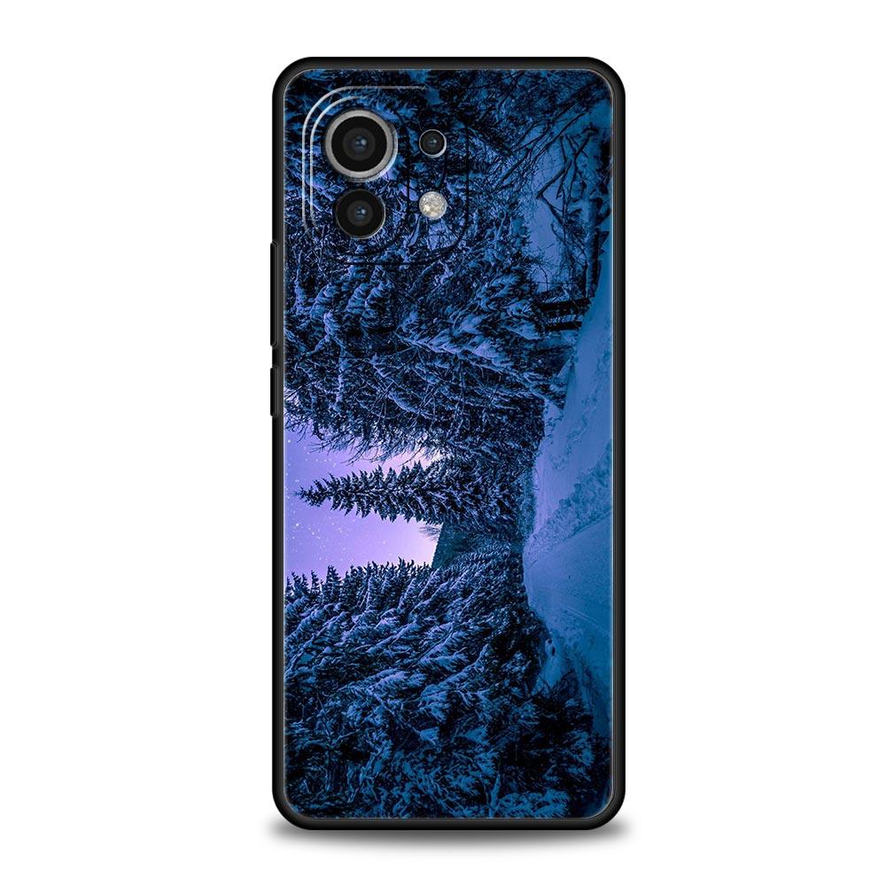 Winter Natur Schnee Reise Kunst Fall Für Xiaomi Poco X4 X3 NFC F3 F4 M3 M4 Mi Hinweis 12T 10 12 11 Ultra 11T Pro 10T Lite 9T 5G Abdeckung