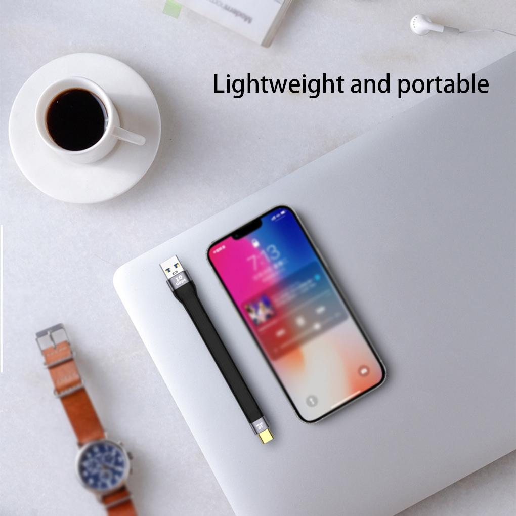 Phone Computer USB Adapter Cable Traveling QC 4.0 Large Current Converter Cord Conversion Connector Laptop Accessory