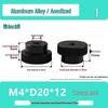 National Standard Aluminum Knurled Hand-Twist Nut M3-M10