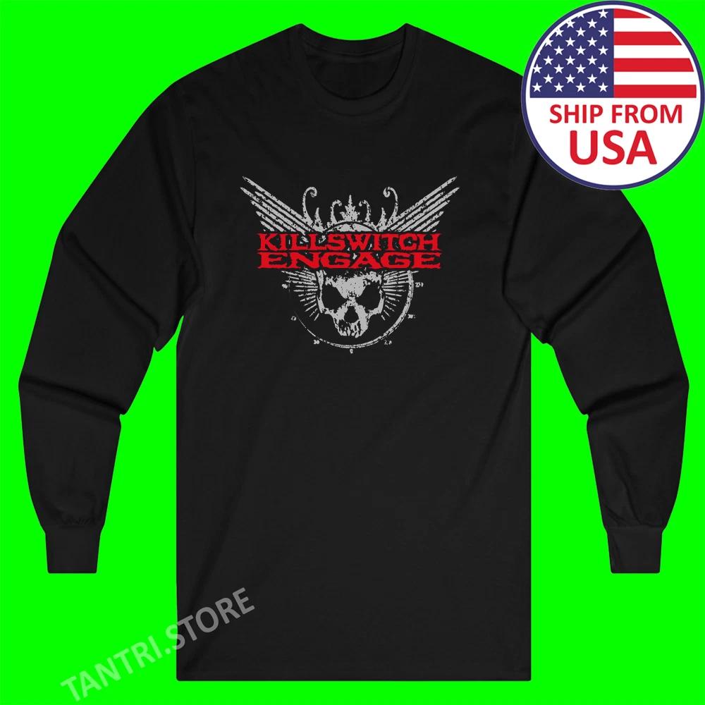 Killswitch Skull Wing Men s Black Size S to 2XL 3XL