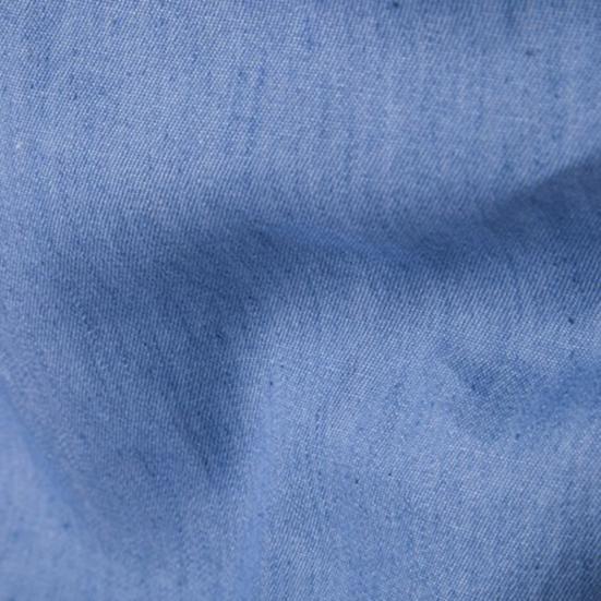 Herren Einfarbig Langarm Jeanshemd Atmungsaktives Lässiges Denim-Oberteil für die Arbeit