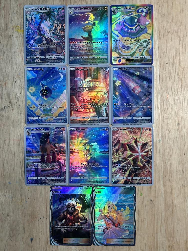 Pokemon Pocket Ptcg Eevee Pikachu ACG Diy Self Control Collect Signature Trading Flash Card Anime Cartoon Present