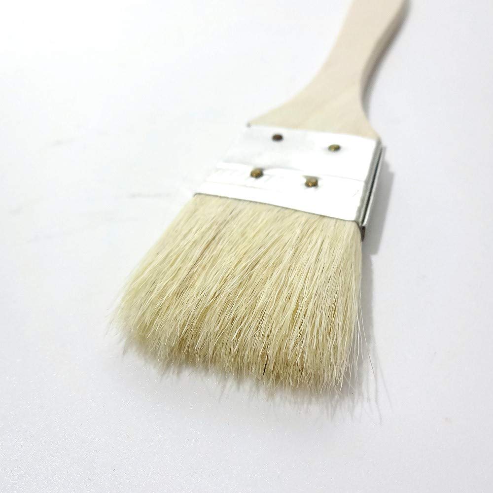 Hakeichi Special Price Paint Wooden White Goat 10 Pieces Brushes, Handle, Gold-Wrapped Rack, Hair, 30mm,