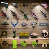 1-25 Stück Waffen Pistolen Dollar PVC Schuh Deko Zubehör Panzer Flugzeug Anhänger DIY Garten Schuh Schnalle Zubehör Party Ornament