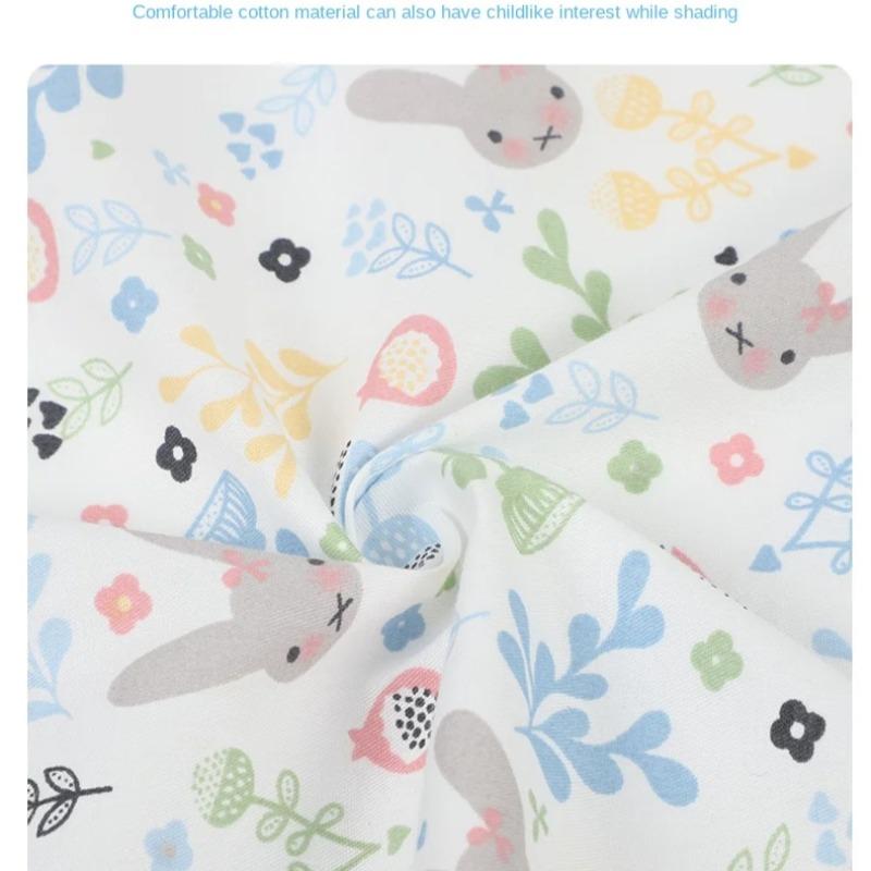 Car curtain sunshade cartoon cotton cloth car suction cup sunscreen heat insulation shade shade car supplies