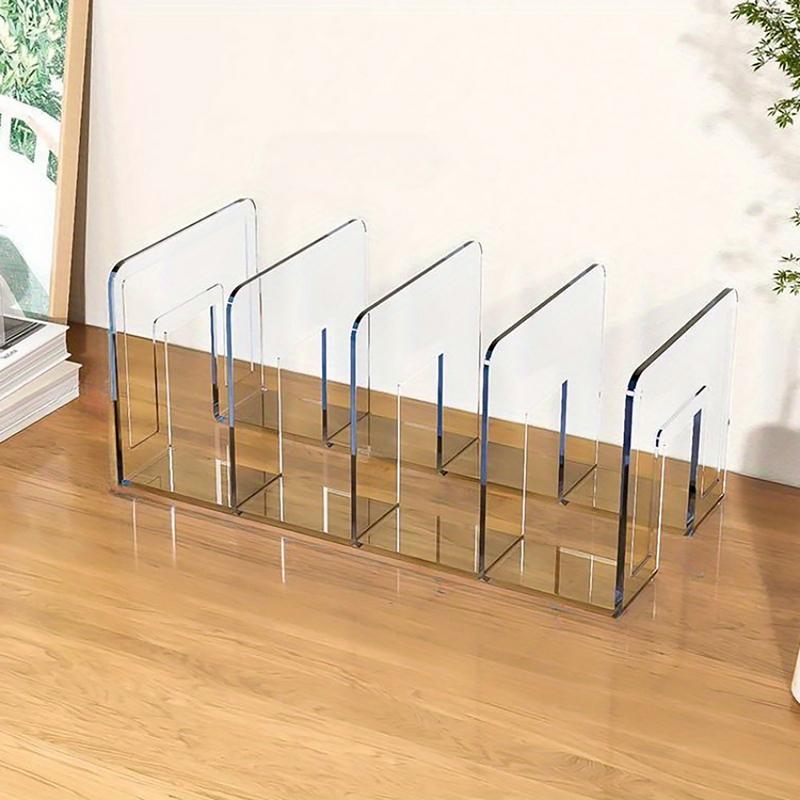 4Grids Handbag Storage Shelf Closet Divider Shelf Women Luxury Acrylic Bag Cabinet Purse Storage Racks Home Wardrobe Organizer