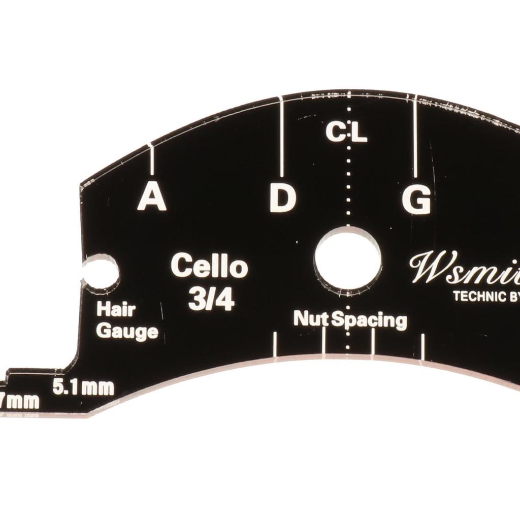 Violin Bridge Multifunctional Template Reference Tool for Cello Viola 4/4 Violin