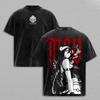 Anime Overlord Albedo Printed Tee Men Women Short Sleeve Cotton Tshirts Vintage Washed T-shirt Harajuku Male Oversized T Shirt