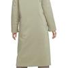 Jordan Trench Coat con Logo Ricamato con Colletto e Bottoni a Pressione Capispalla da Donna Verde Oliva DR0550-351