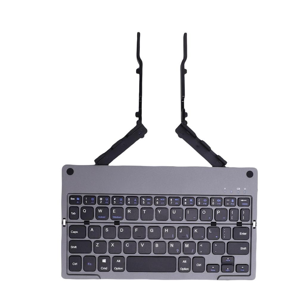 Foldable Keyboard with Phone Stand Small Quiet Folding Portable Lightweight Re Able for Travel Tablet