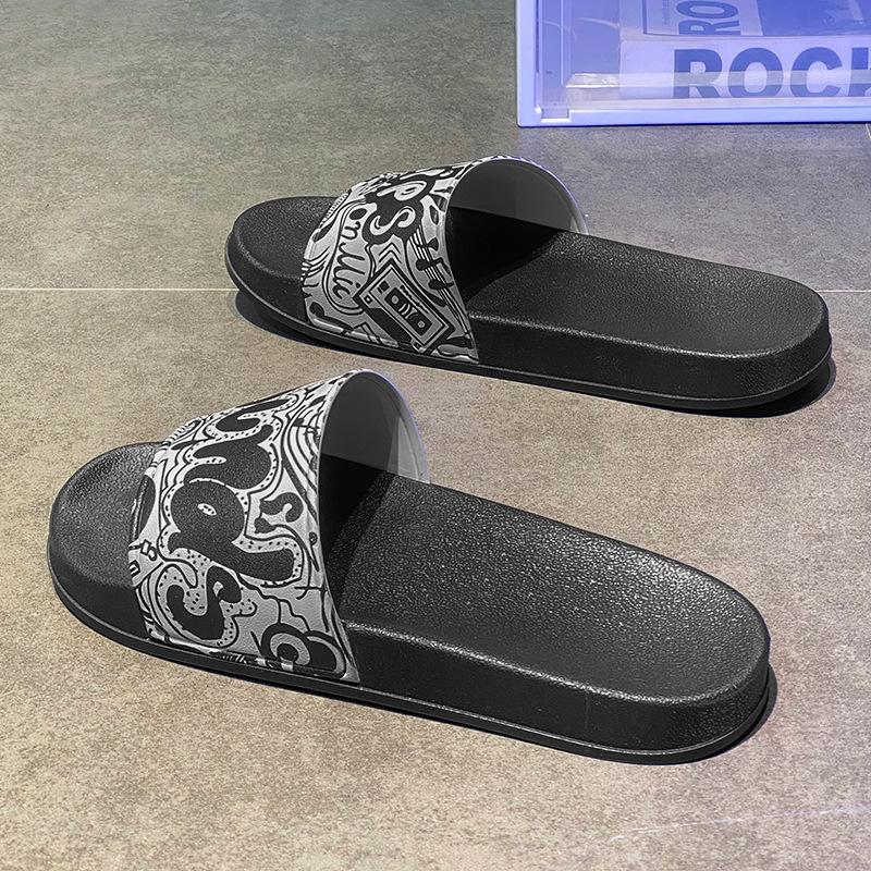 

Одно слово перетащить мужская летняя одежда европейские тапочки для станции мужские модные брендовые летние нескользящие пляжные туфли с мягкой подошвой для мужчин 39 чёрный