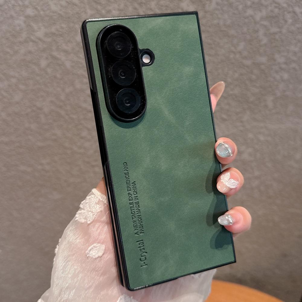 Busienss Sheepskin Ultra Slim Fold Phone Case for Samsung Galaxy Z Fold 8 7 6 5 4 3 Smooth-touch 5G Shockproof Protection Cover