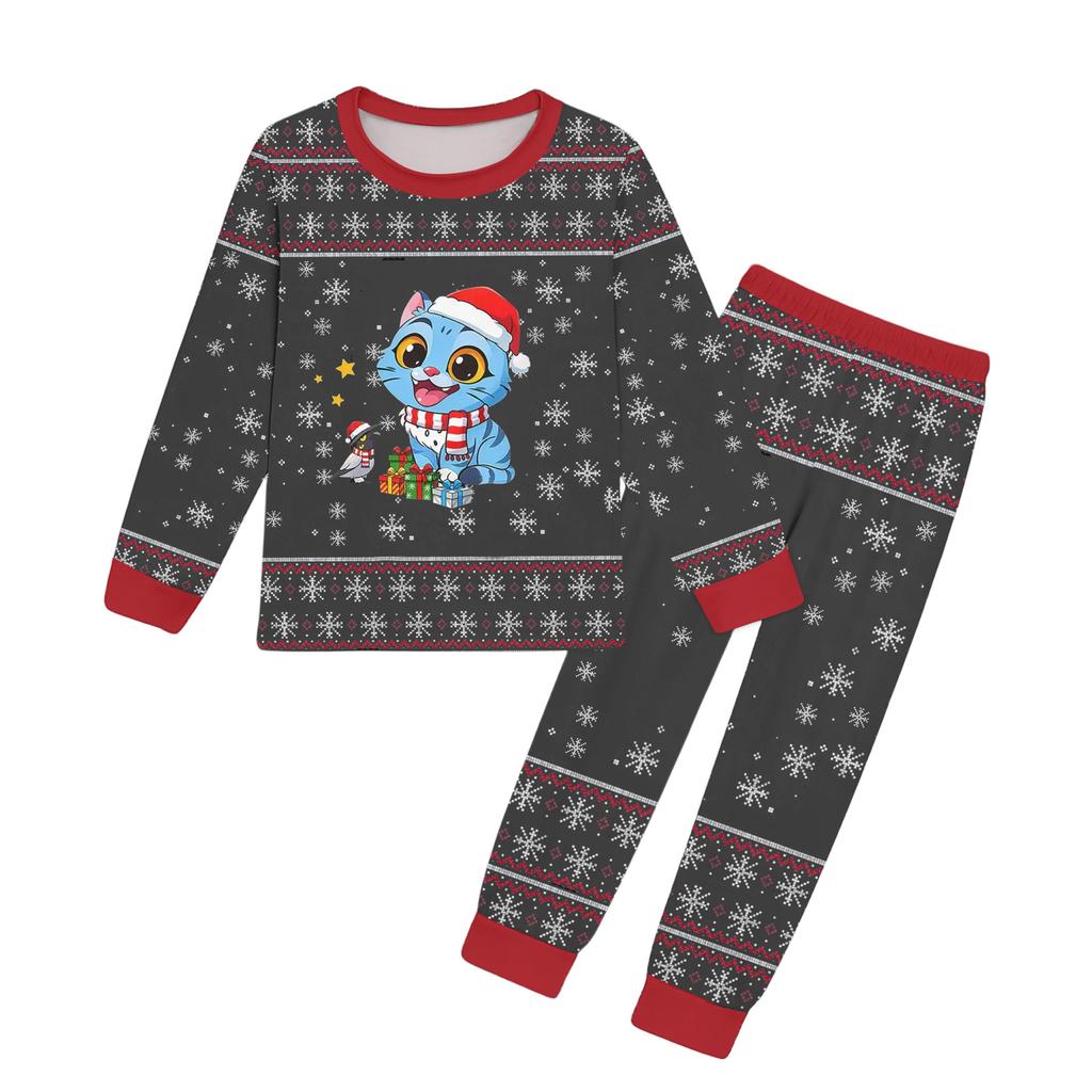 Girls Pants Set Kids Tee Shirt 2PCS Long Sleeve Cartoon Clothing Outfit