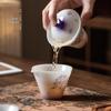 Luxury Ice Jade Porcelain Travel Tea Set - Portable Gongfu Quick-Brew Cup for Car & Outdoor Use