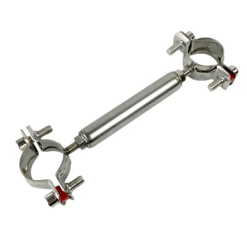 Stainless Steel Pipe Support Double-layer Adjustable Double-end Pipe Clamp Pipe Fixing Support Metal Clamp Fixing Tool