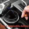 An Ashtray That Can Be Placed In a Car, Portable Car Cigarette Ashtray, Detachable Cup Lamp, One-touch Opening Car Ashtray