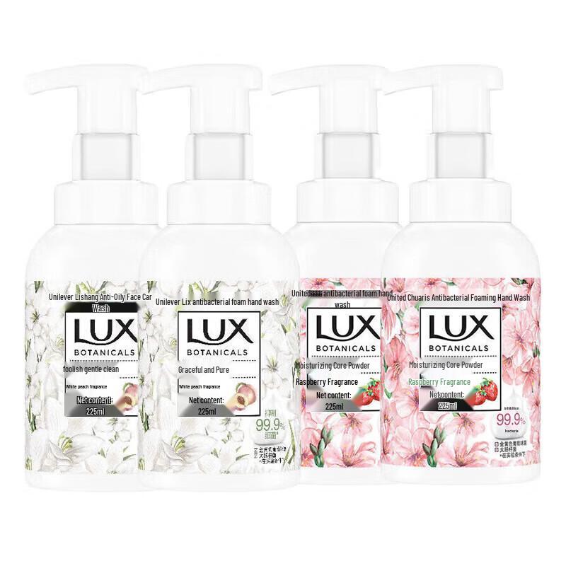 

LUX Antibacterial Foaming Hand Soap Freesia & Cherry Blossom 4-Pack