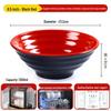 A8 Two-Color Melamine Noodle Bowl - Commercial-Grade Soup and Mala Tang Bowl for Restaurants and Catering