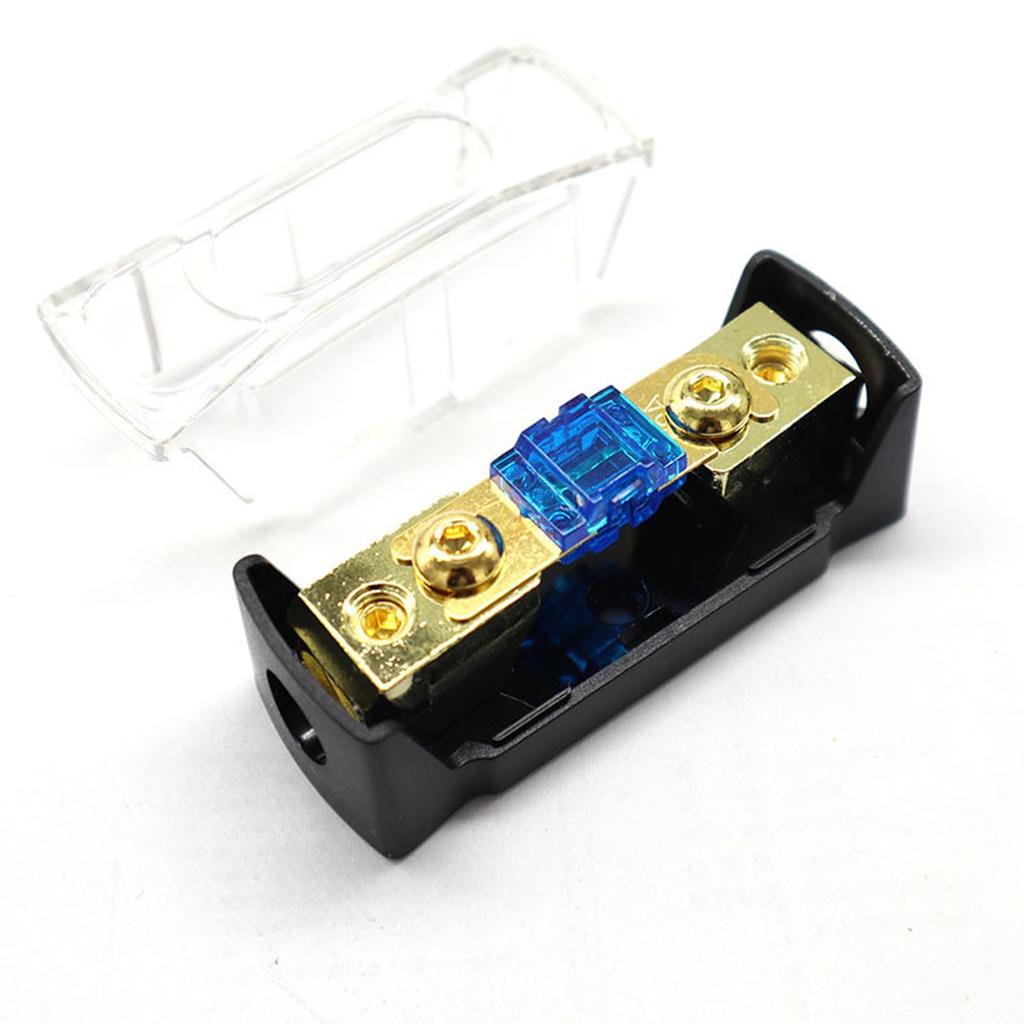 Car Audio Fuse Box - Small Distribution Block | Subwoofer Retrofit Accessories for Trucks, Minivans, Sedans, RVs