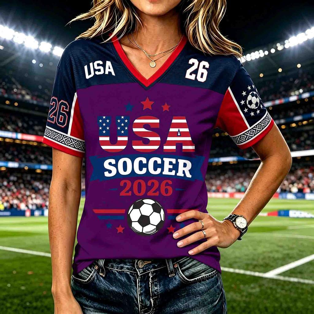 Women's Casual Letter Print Short Sleeve T-Shirt for Everyday Wear