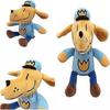 Adventure Series Detective Dog Plush Toy - Cute Puppy Plush Doll Cartoon Detective Dog Animation Peripheral Doll for Home Decor and Toys