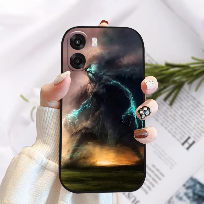 Pentru Carcasă OPPO A6x 4G 5G Luxoasă Rezistentă la Șocuri Silicon Moale Protecție Telefon Pentru OPPO A6 X Carcasă Anti-Cădere CPH2819 CPH2783
