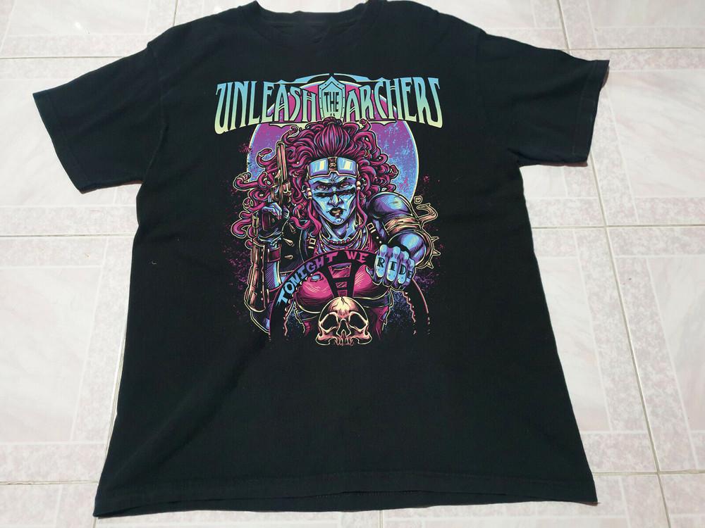 Unleash the Archers - Tonight We Ride T-Shirt Unisex All Size S-5XL QX845 Unisex T-Shirt XL