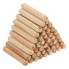 PATIKIL 5x30mm Fluted Dowel Pins, Straight Groove Dowels, Ideal for Furniture, Doors, and Art Craft Projects, Approx. 120 Pieces
