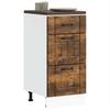 Kitchen Base Cabinet „Lucca” Smoked Oak Glued Wood