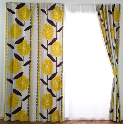 Suminoe Blackout 100 X 178 1 V1234 Curtains, Yellow, Cm, Keiransus, Washable, Piece,
