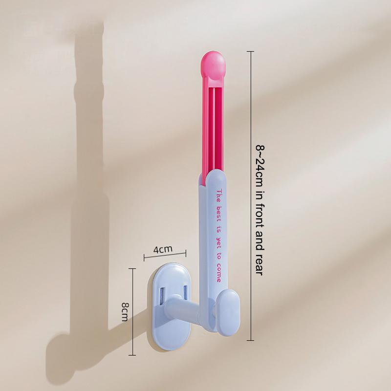 

Пластиковый выдвижной крючок с высокой несущей способностью, клейкая повязка на голову, кольцо для волос, стойка для хранения, не нужно сверлить отверстия за дверью синий