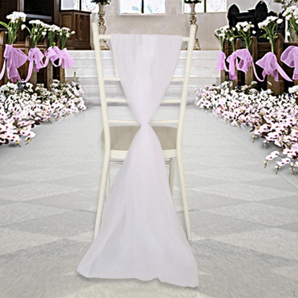 Tulle Aisle Decorations Curtain DIY for Birthday Ceremony Centerpiece Hotels Party