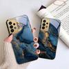 Golden lines and spots For Samsung A16 A15 A14 A13 A12 A26 A25 A23 A22 A21s A36 A35 A34 A33 A32 A31 A52 A73 A72 glass phone case