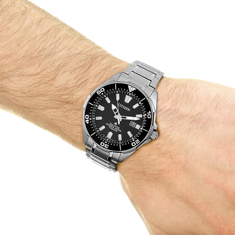 CITIZEN Promaster Collection 200m Waterproof Light Powered Quartz Movement Super Titanium Strap BN0200-56E