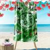 Celtic Football Team Logo Print Beach Towel, Large Soft Quick Dry Towel for Beach Camping Swimming