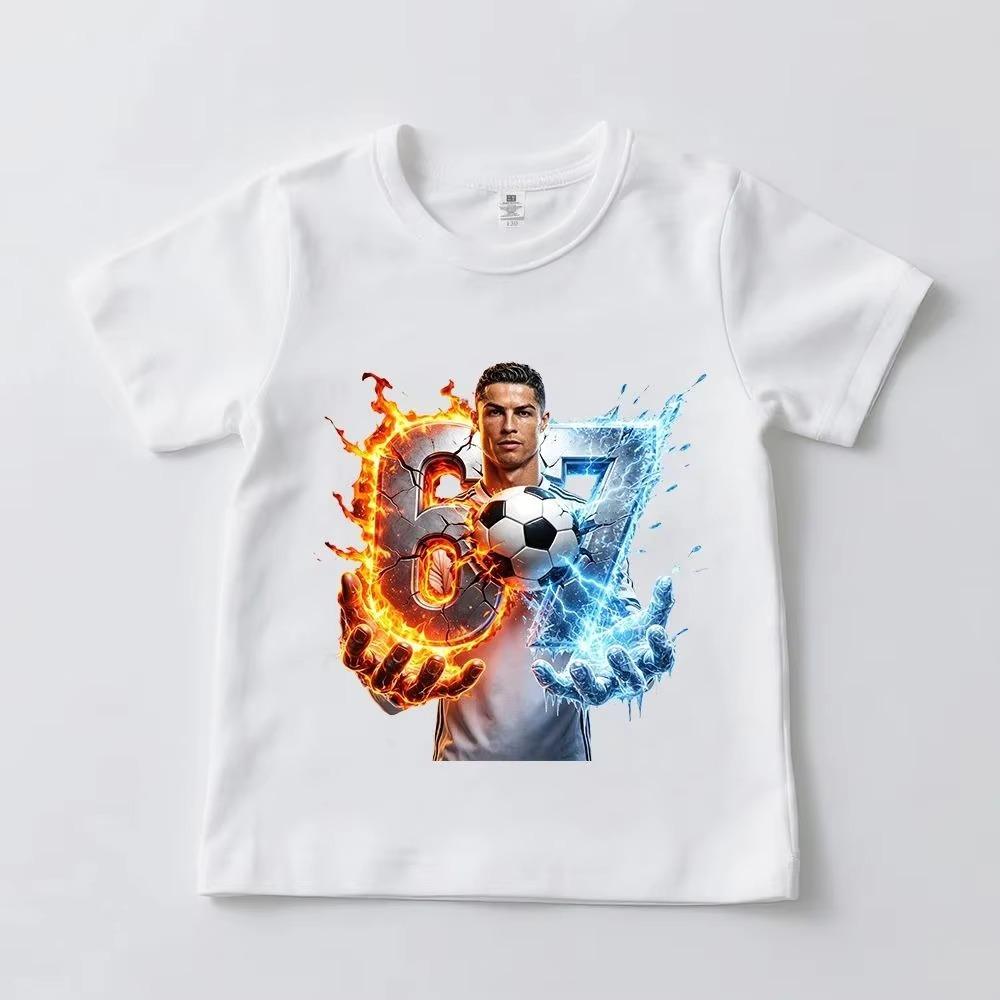 2026 Summer Portugal No 7 Pattern Print T Shirt Casual Unisex Unisex Fashion Breathable Round Neck Tops Y2k Streetwear