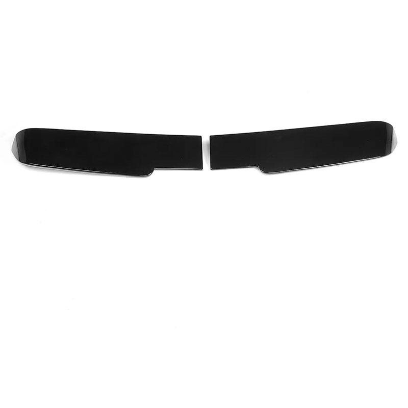2X For Volkswagen For VW T5 T5.1 T6 T6.1 2 Door Transporter Rear Spoiler Roof Wing High Qulity ABS By Carbon Fiber Glossy Black