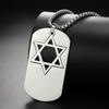 Star of David Pendant Necklace Stainless Steel Hexagon Shield of Amulets Necklace for Men Women Judaism Jewelry Gifts