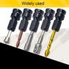 Telescopic Socket Adapter 1/2 To 1/4 Hex Female Socket Adapter for Electric Wrench Telescopic Drill Socket