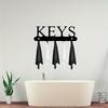 Metal Wall-Mounted Decorative Hanger, 1pc Towel Key Clothes Hanger Organizer, Never Lose Your Keys Again