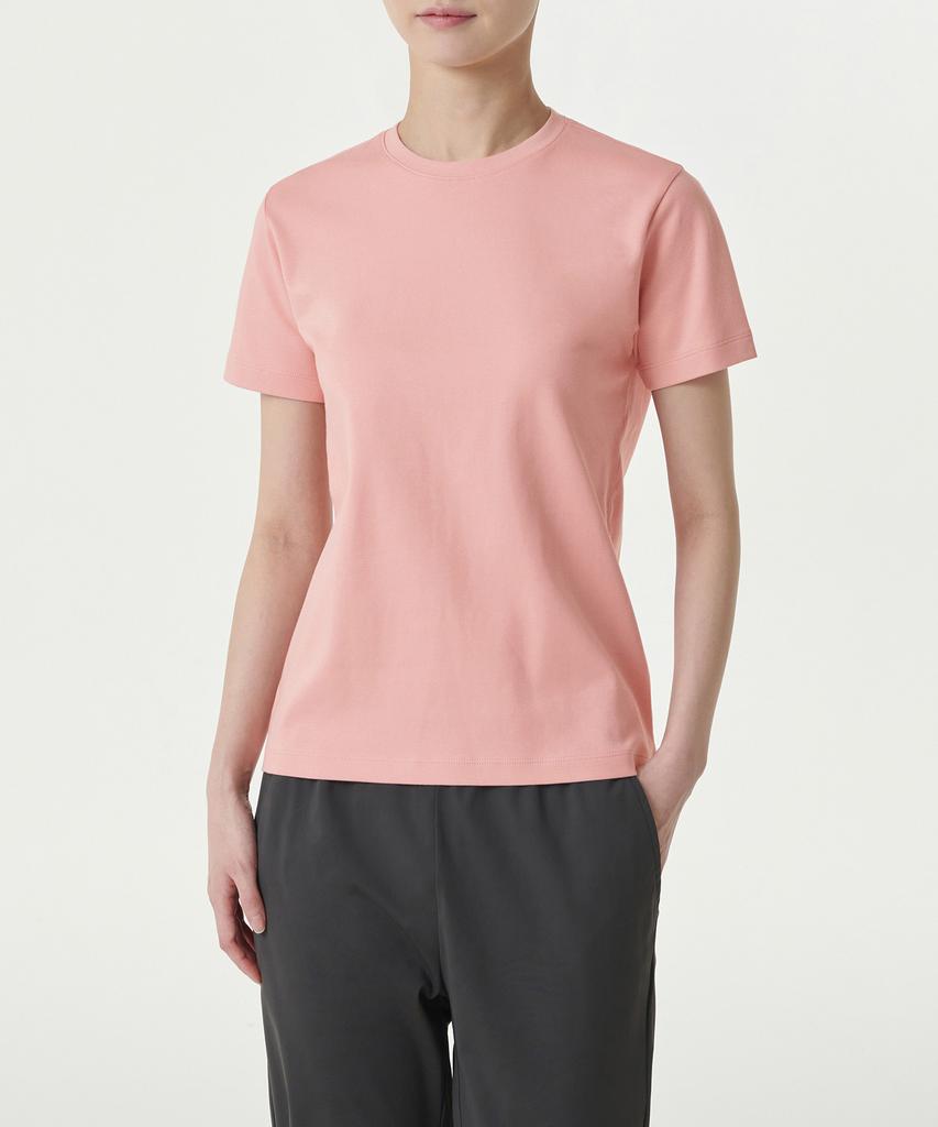 MUSINSA STANDARD WOMAN Women'S Basic Crew Neck T-Shirt [Blush Pink]