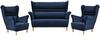 Zoja Wingback Sofa Set Scandinavian Armchairs Family Furniture Family Furniture