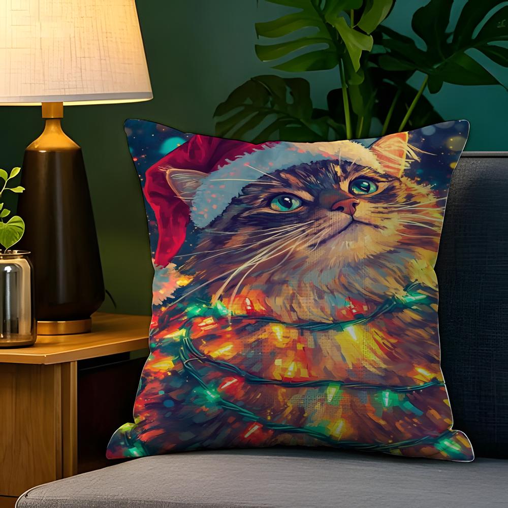 Abstract Animal Celebratory Decor Pillow Case Natural Linen Pillow Case DoubleSided Decor Sofa Pillowcase Home Decor