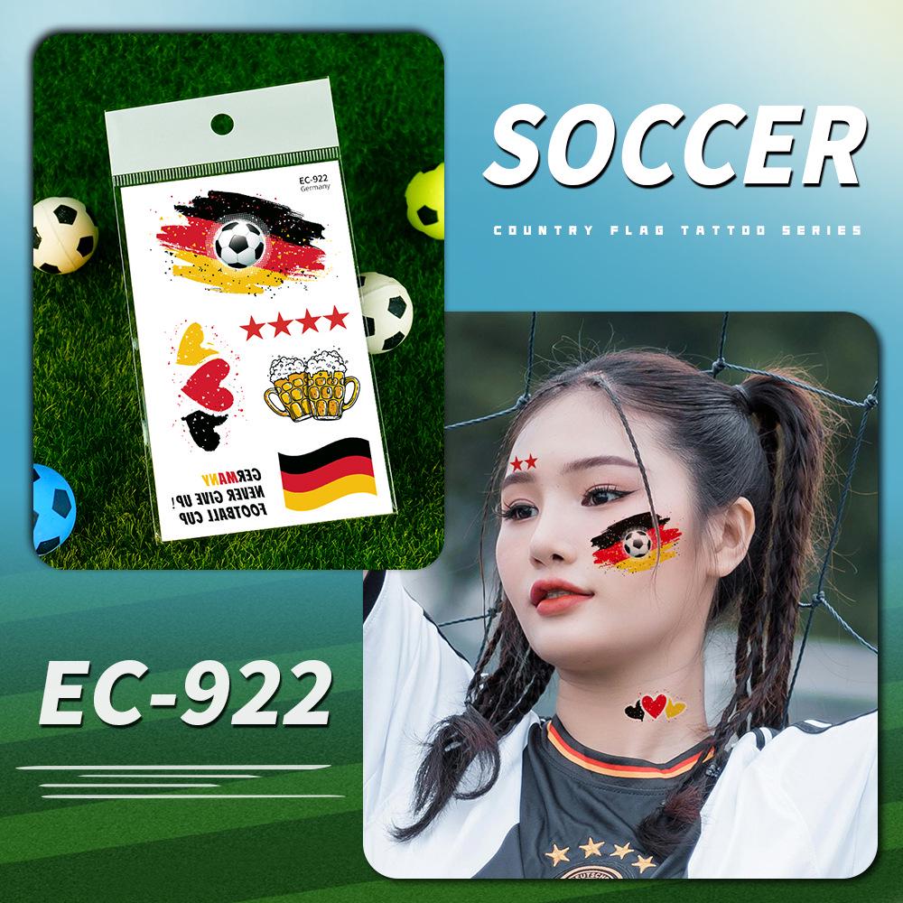 Ruikalong USA Canada Mexico Flag Waterproof World Cup Tattoo Stickers
